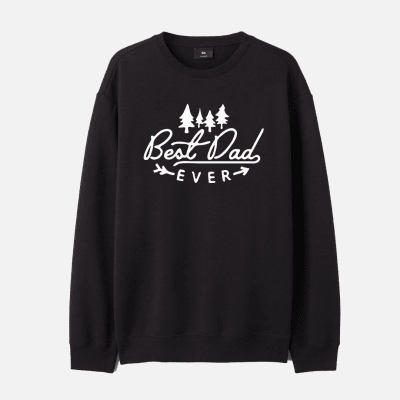 Poleron Best Dad Ever Negro2