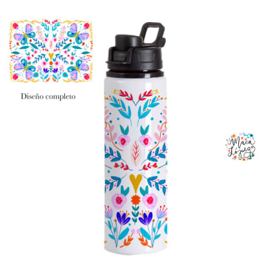 Botella 750 ml Mariposas