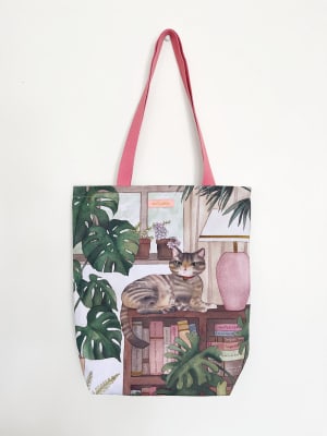 Tote Bag El gato literario