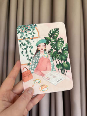 Tarjeta Cappuccio e Brioche