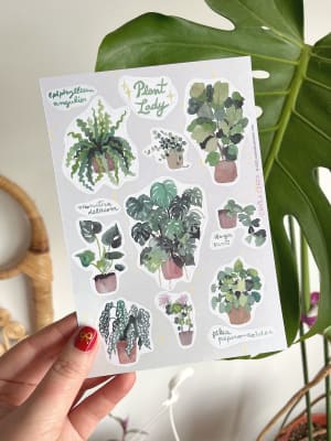 Set stickers Plant Lady 3