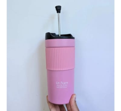 Cafetera portátil 2 en 1 Vaso - Prensa francesa nómade