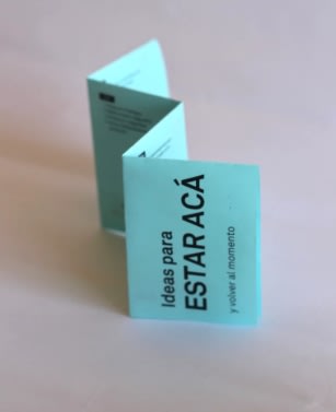 Ideas para estar acá