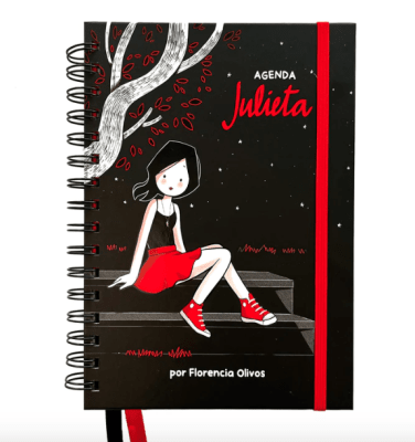 Agenda Julieta Tapa Negra