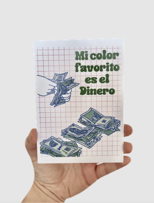 Postal mi color favorito es el dinero