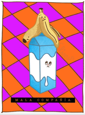 Art Print Mala compañía