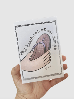 Postal Los Cariñitos de mi Madre