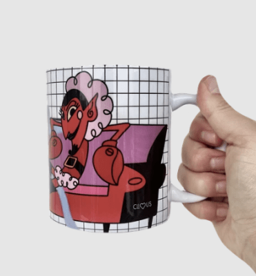 Taza de chismecito y pancito con EL1