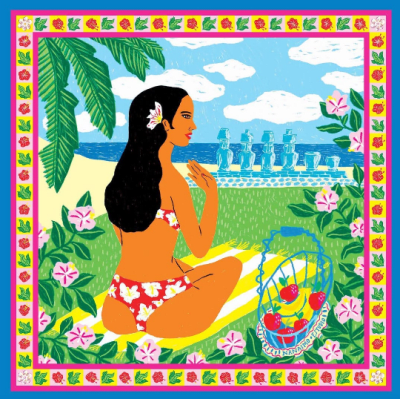 Pañuelo Isleña 70x70 cms1