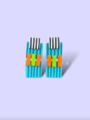 Aros diseño a Rayas 1