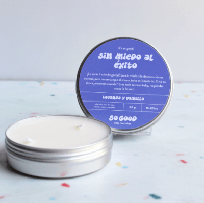 Vela Sin miedo al éxito 80 gr1