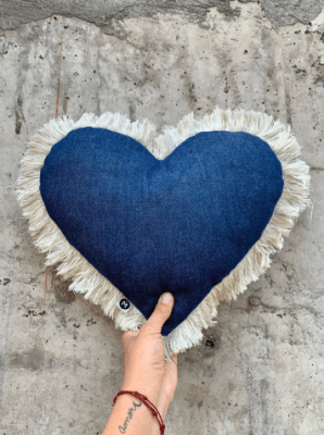 COJIN CORAZON DENIM