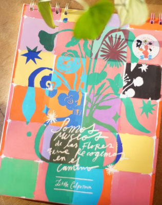 Libro para colorear - Somos las flores que recogemos en el camino