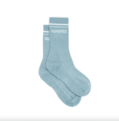 Calcetines Crew Grip – Celeste1