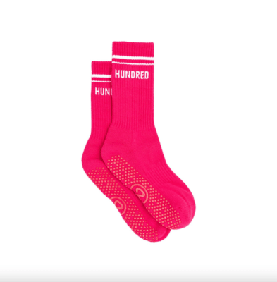 Calcetines Crew Grip – Fucsia1