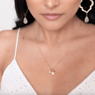 COLLAR STAR ROSE GOLD1