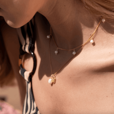 COLLAR MULTI PERLAS GOLD