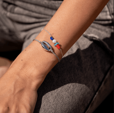 PULSERA GOOD VIBES PLATA