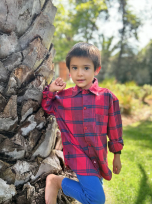 Camisa Niño Aurelio Rojo