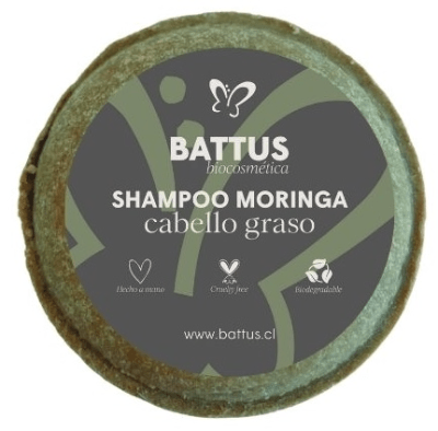 Shampoo sólido moringa