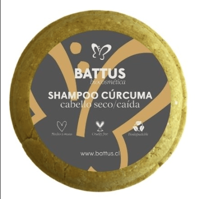 Shampoo sólido cúrcuma