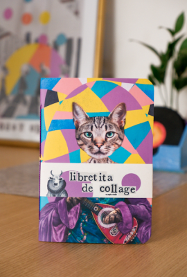 Libreta 14x10 Gata Mandolina