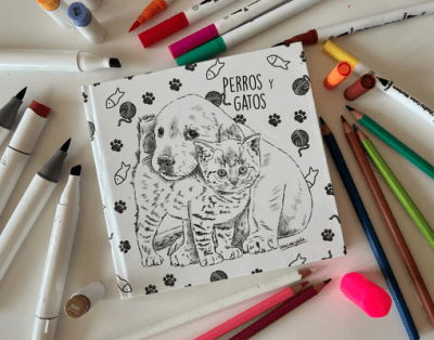 Libro Perros y Gatos por Cata Fuenzalida