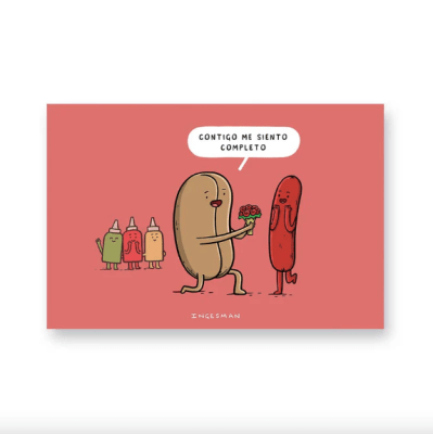 Postal Me Siento Completo