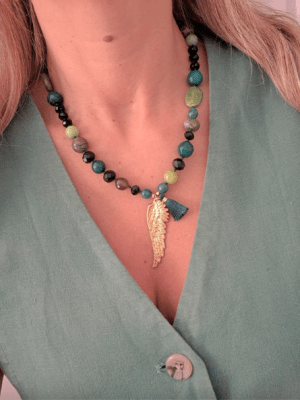 Collar Angelina Verde