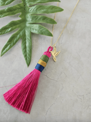 Collar Vuela Fucsia