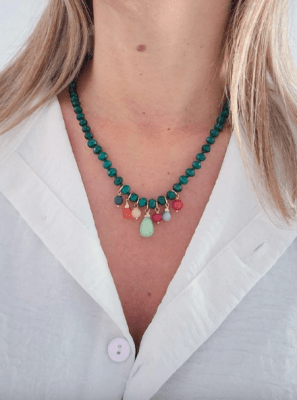 Collar Casandra Verde