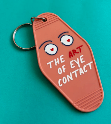 Llavero The Art of Eye Contact1