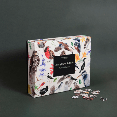 Puzzle Aves y Flores de Chile
