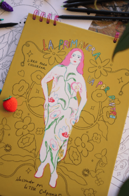 Libro para colorear – La primavera va por dentro