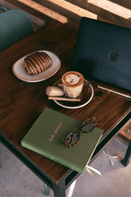 Daily Planner pink Green