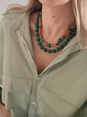 Collar Amanecer Verde