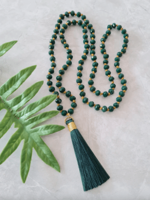 Collar Largo Manuela Verde