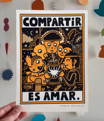 Impreso A4 - Compartir es amar