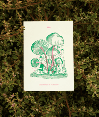 Postal Risografía Signo Zodiacal  - Acuario1