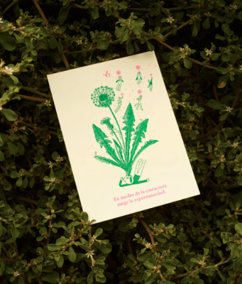 Postal Risografía Signo Zodiacal  - Capricornio