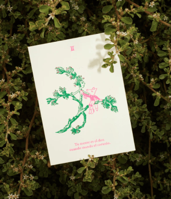 Postal Risografía Signo Zodiacal  - Géminis