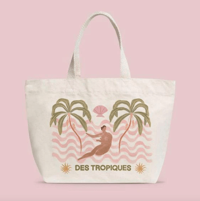 Tote bag Des tropiques