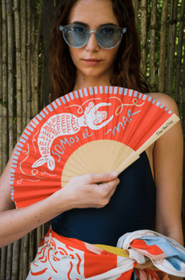 Abanico SIRENA CORAL