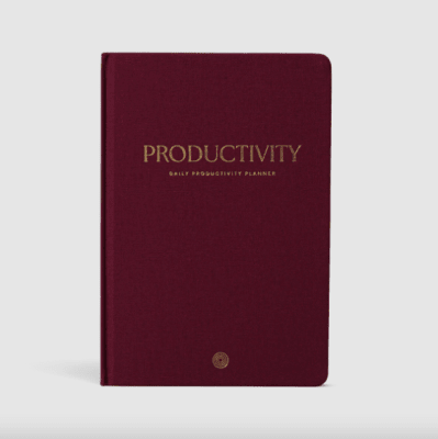 Daily Planner / Wine Red