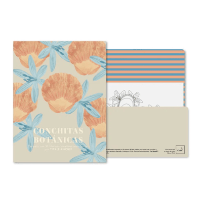 Carpeta Conchitas Botánicas con 22 láminas para pintar1