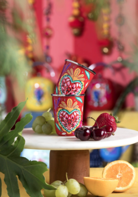 VASO CHICO ROJO