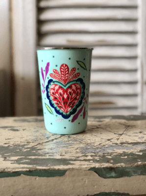 VASO LARGO TURQUESA