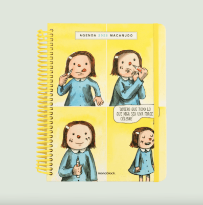 Agenda Semanal 2026 Monoblock - Macanudo por Liniers - Frase Celebre