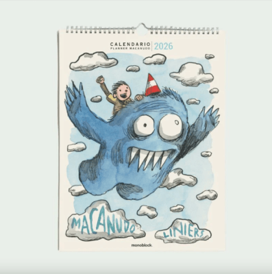 Calendario Pared 2026 Monoblock - Macanudo1