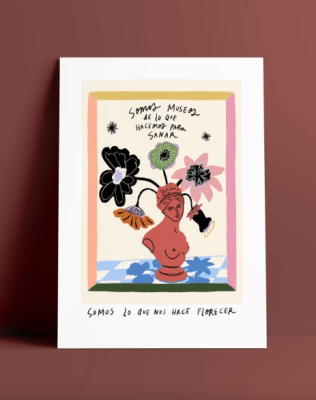 Postal Somos lo que nos hace florecer